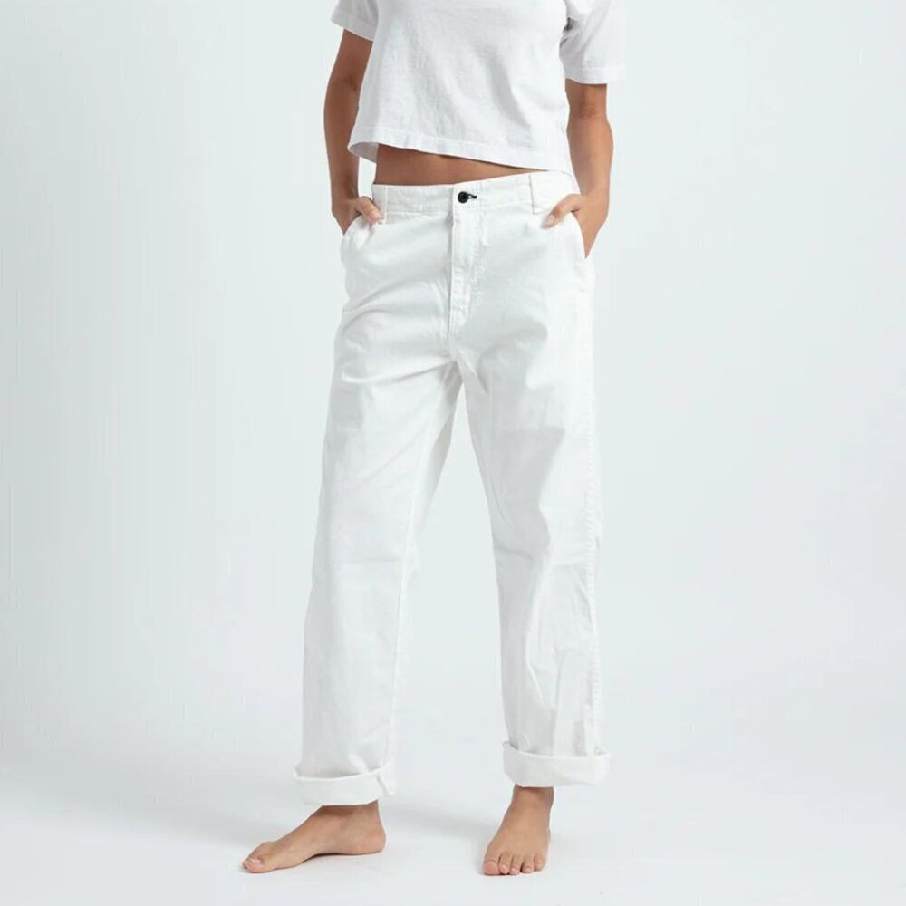 ASKK NY | White High Rise Chino Pants - NWT Size 31
